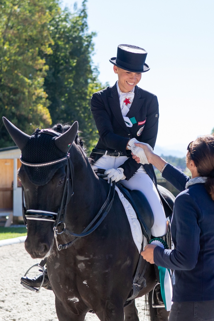 ÖM Dressur U25: Karoline Valenta (NÖ) verteidigte Titel. © OEPS/Andreas Schnitzlhuber scanpictures.net