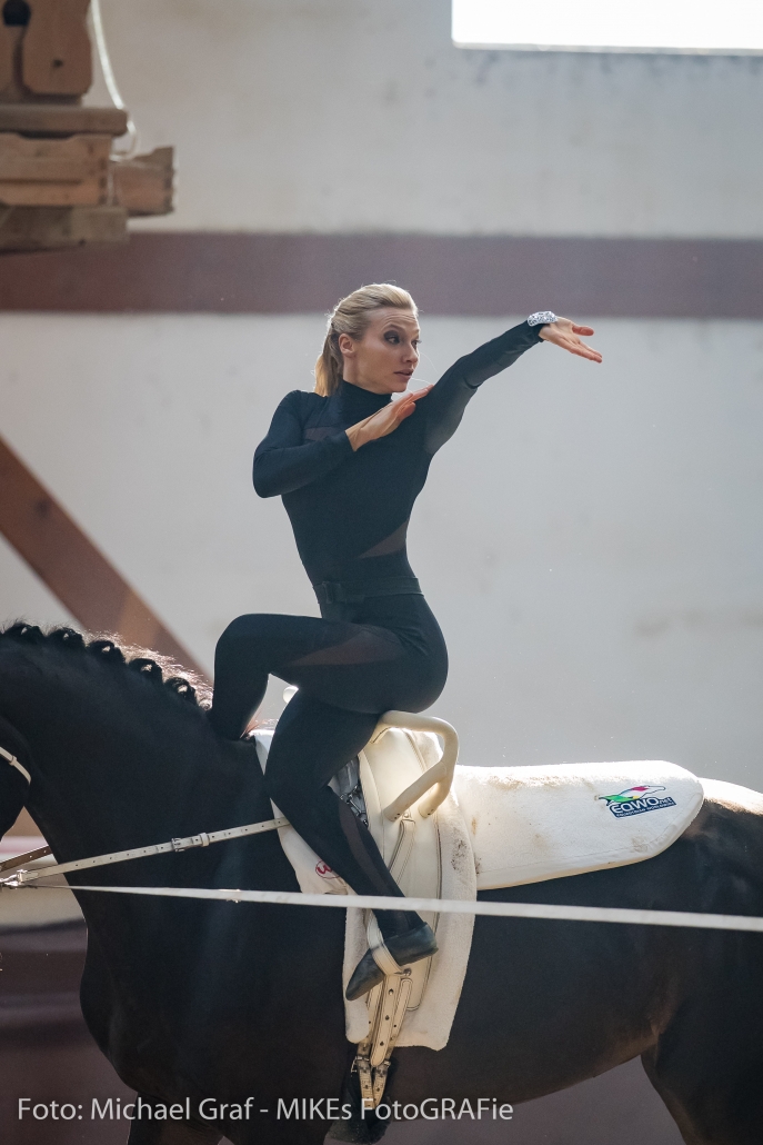 Katharina Luschin (NÖ/Wildegg) durfte sich über Platz 3 im Einzel und über den Staatmeistertitel mit ihrer Gruppe (Wildegg) freuen. © Michael Graf