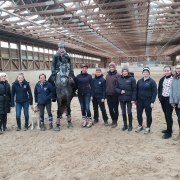 Im Union RSZ Wr. Neudorf gab es zu Jahresbeginn einen tollen Dressurkurs mit Ulla Salzgeber. Fortsetzung folgt im März. © RSZ Wr. Neudorf