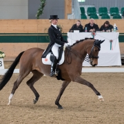 Team-Weltmeisterin Jessica von Bredow-Werndl (GER) und Zaire siegten in der Qualifikation zur Grand Prix Kür. © Michael Rzepa
