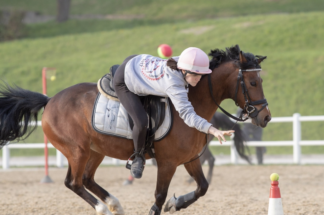 Chiara Földi vom Pferdesportzentrum Breitenfurt (NÖ) holte sich gemeinsam mit Sarah Kermer (B) den Sieg in der ÖM Pairs Allgemeine Klasse. © Gottfried Horner