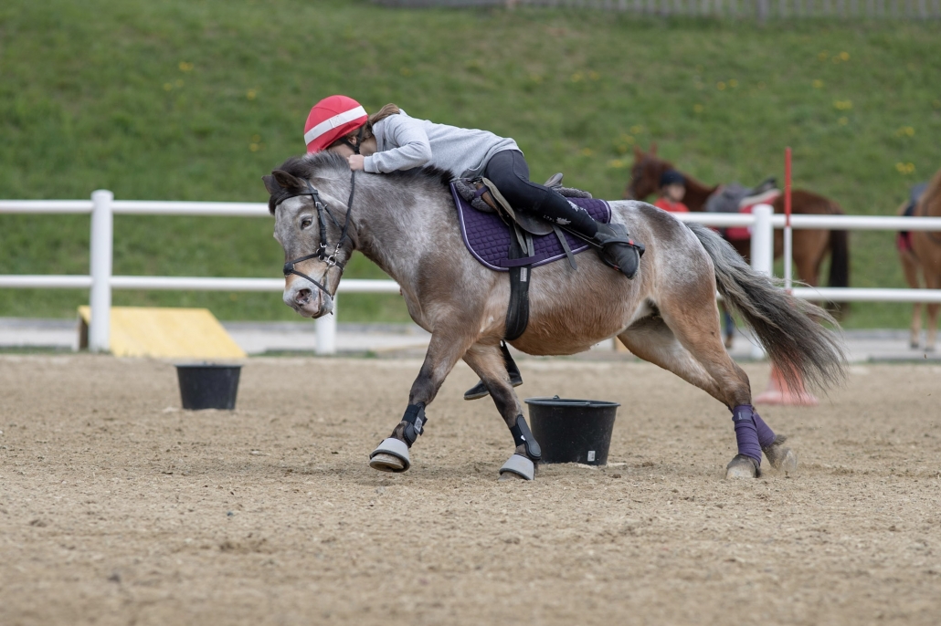 Jasmin Horner (PSZ Breitenfurt/NÖ) bildete mit der Oberösterreicherin Nina Riegler das siegreiche Paar in der Klasse U12. © Gottfried Horner