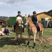 Saisonopening im Busch: Vielseitigkeitskurs mit Biggi Keiblinger in Aspang. © privat