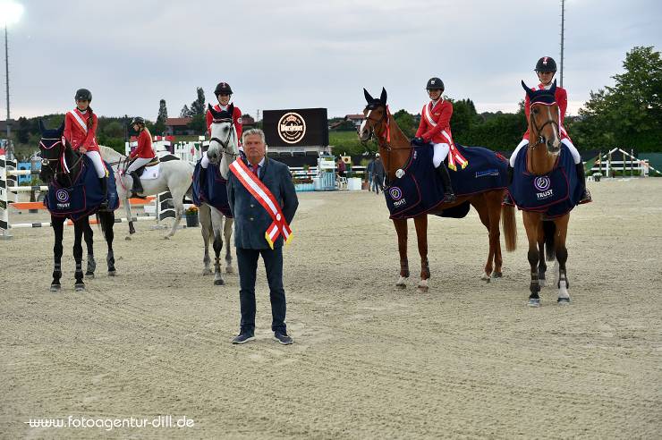 Nach den Erfolgen im Vorjahr sind die Erwartungen von Nachwuchs-Teamchef Kurt Gravemeier für sein Team beim CSIO in Lamprechtshausen heuer aber eher gedämpft. © Fotoagentur Dill