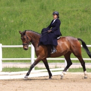 Yamina Peschke (PSZ Breitenfurt) und Serafina. © B. Stransky