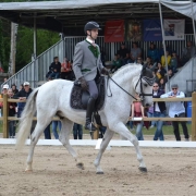 Felix Berger und Dior in der Dressur der Working Equitation bei der Pferd International in München. © privat