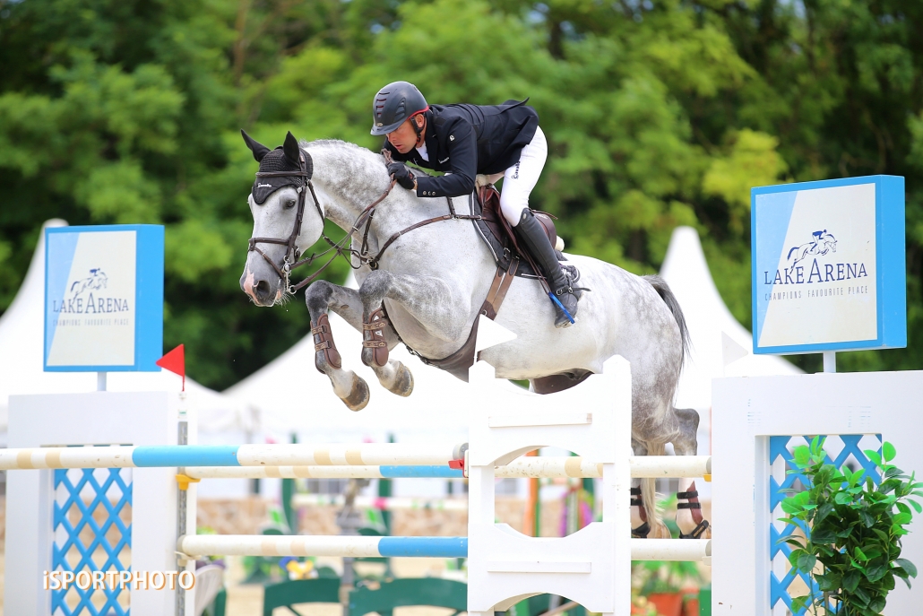 Marc Bettinger (GER) gewann den Grand Prix der Lake Arena am Ende von Woche 2 vom Equestrian Summer Circuit. © iSPORTPHOTO