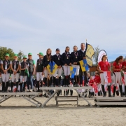 Das Pony-Springreiterteam NÖ kommt als Titelverteidiger zur Heim-BLMM in der Lake Arena. © Brunnmayr-Fotografie
