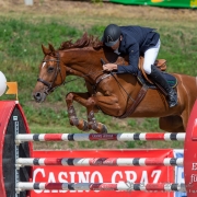 Der Niederösterreicher Michael Rösch junior führt mit 190 Punkten in der Gesamtwertung vom Casino Grand Prix 2019. © OEPS/www.scan-pictures.net