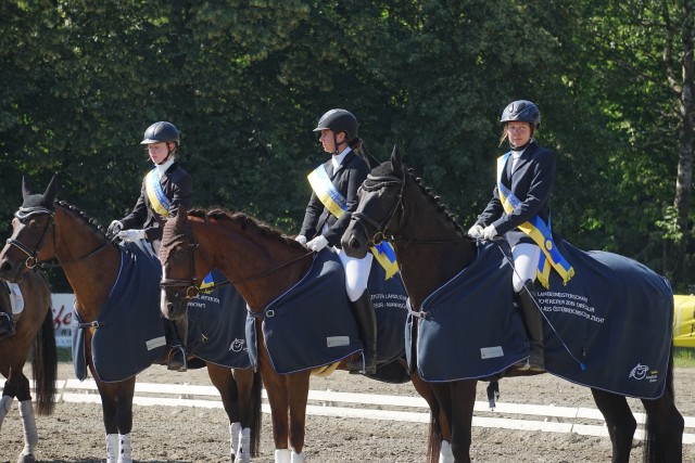 Am 29. und 30. Juni wurden in Amstetten beim RV Geiger die Titel der Niederösterreichischen Landesmeister der Ländlichen Reiter im Dressurreiten vergeben. © Manuela Baldauf & Cornelia Plocek