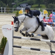 Sieger in der Landesmeisterschaft Junge Reiter: Lisa Schranz und Calvin KB. © Krisztian Buthi