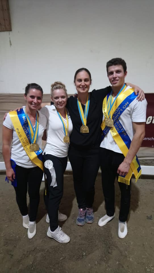 Rekordverdächtige 3 NÖ Landesmeistertitel in Einzel, Gruppe und Pas de deux holte Dominik Eder am vergangenen Wochenende beim Heimturnier für den UVT Eligius. © Facebook UVT Eligius