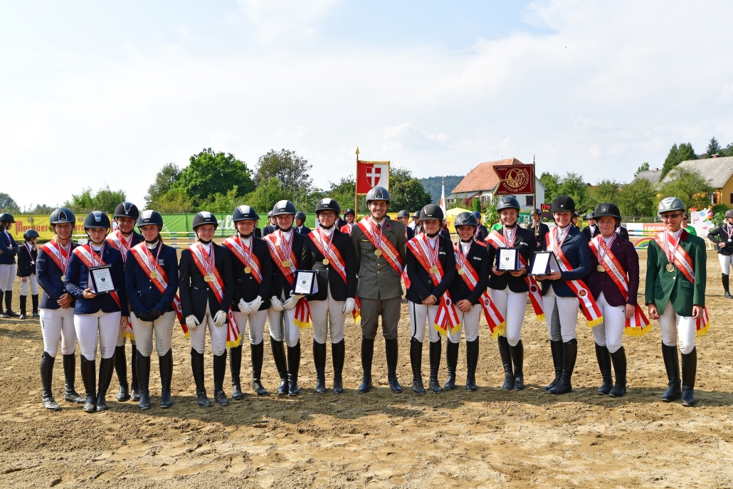Die steirischen Sportler dominierten die Österreichischen Meisterschaften und die Bundesländermannschaftsmeisterschaften Reitervierkampf in Feldbach. © HORSIC.com