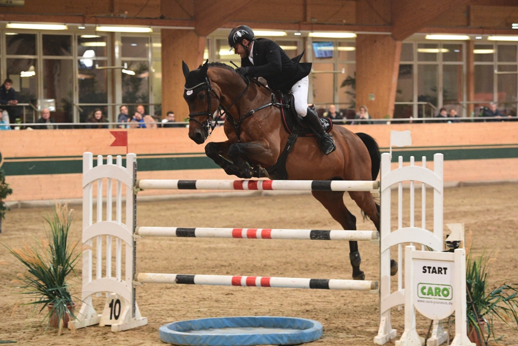 Markus Saurugg (ST) konnte den Racino Herbst-Tour Grand Prix auf Baloubet by Etl für sich entscheiden. © HORSIC.com