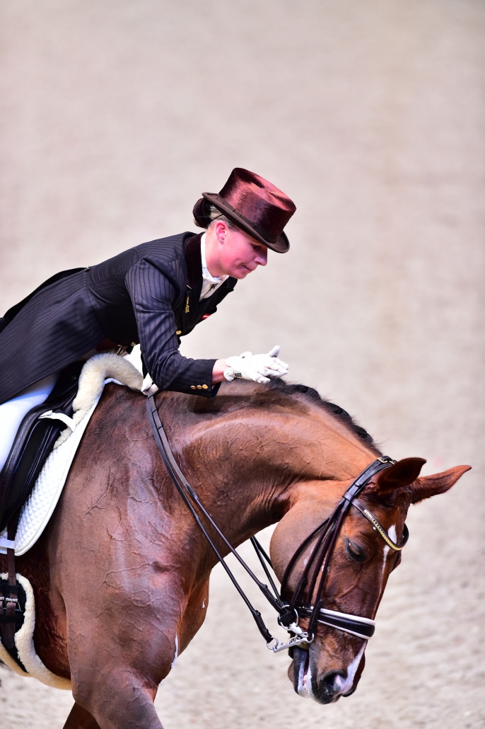 2015 wurde Victoria Max-Theurer mit Blind Date hervorragende Fünfte im Weltcup von Salzburg. © Daniel Kaiser