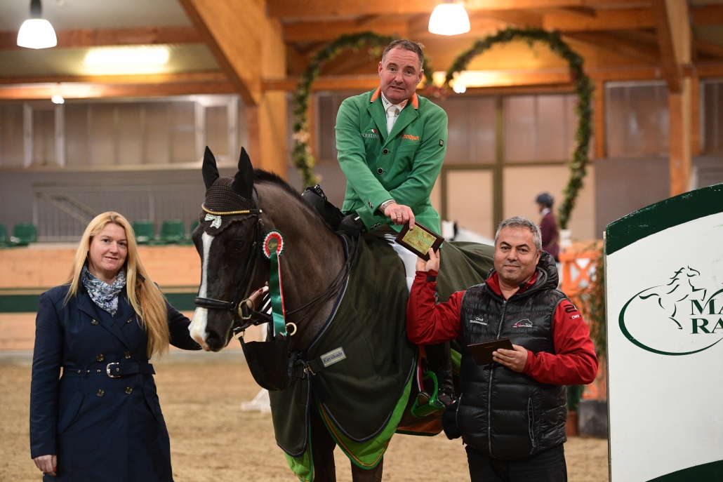 Sieger im Racino Advent Grand Prix 2019: AlpenSpan-Teamreiter Dieter Köfler (K). © HORSIC.com
