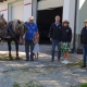 Delegation des Reitkultur-Vereins Weiß-Blau-Gold mit dem Noriker-Gespann von Otto Hofer in Bärnkopf, 22. August 2020. © Reitkultur-Verein Weiß-Blau-Gold