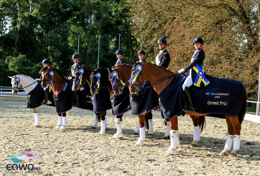 Strahlende Landesmeister am Gutenhof. © Petra Kerschbaum
