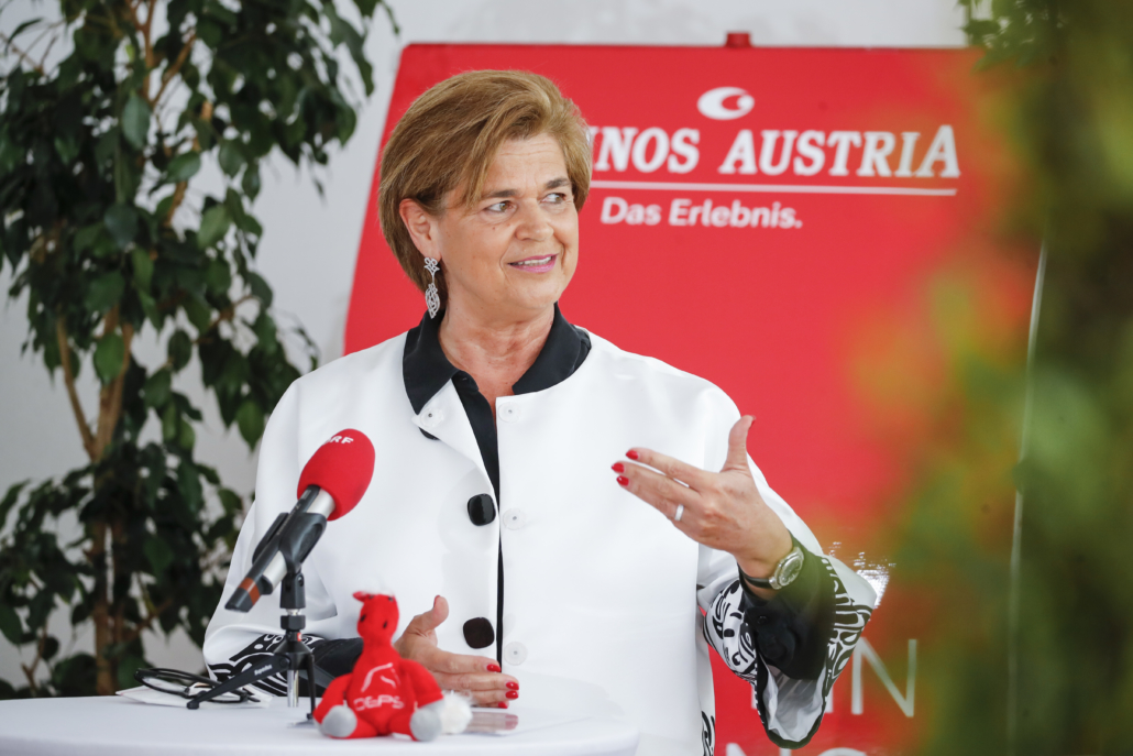 Bettina Glatz-Kremsner (Generaldirektorin Casinos Austria). © Jasmin Walter
