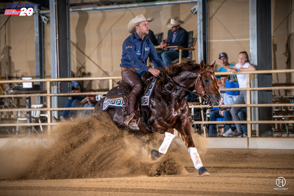 Die Austrian Reining Futurity 2021 und NRHA Show findet vom 18. bis 21. August in Wiener Neustadt statt. © TH photography
