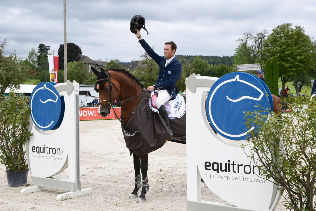 Der Etappensieg von Kammer im equitron-pro Grand Prix of Austria powered by OEPS ging an den griechisch stämmigen Oberösterreicher Angelos Touloupis. © HORSIC.com