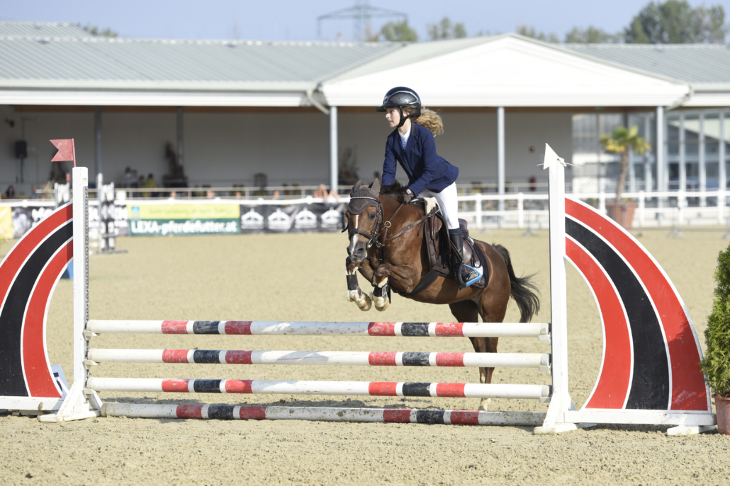 NÖ LM Kleinpony: Lilly Ellen Aschauer-Schaub und Ladies First 2. © HORSIC.com