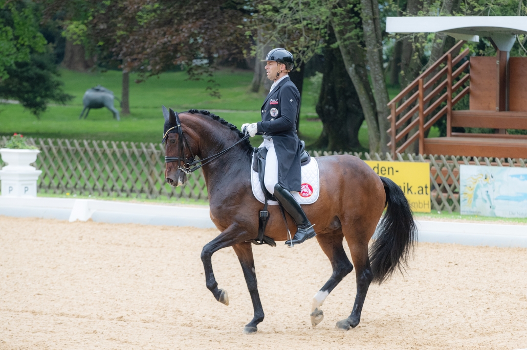 Staatsmeister Christian Schumach und Donna Karacho. © CDI Achleiten
