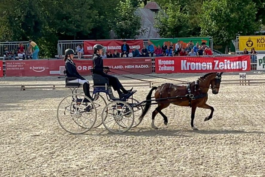 Miriam Ecker vom URFV Allhartsberg auf der Pferd Wels 2022. © privat