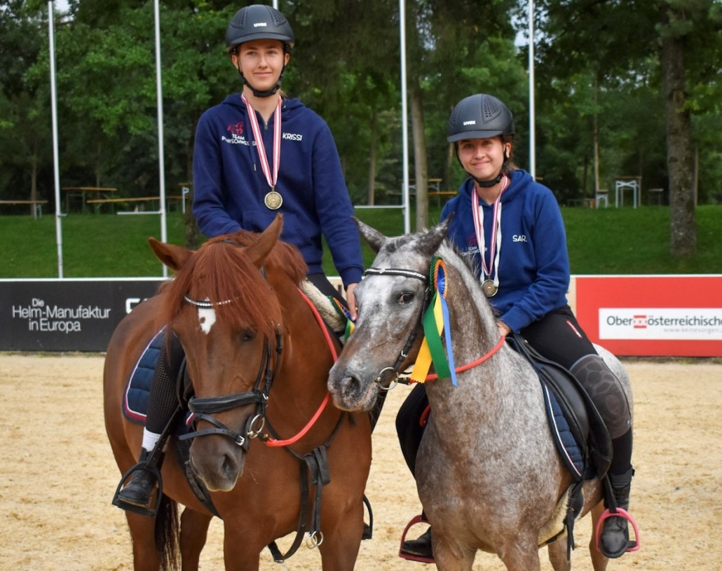 ÖM-Bronze für Sara Sophie und Kristina Kozul (U18). © privat