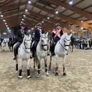 Herzliche Gratulation der Siegerin und Platzierten der ÖM Working Equitation 2022 in Ebreichsdorf. © privat