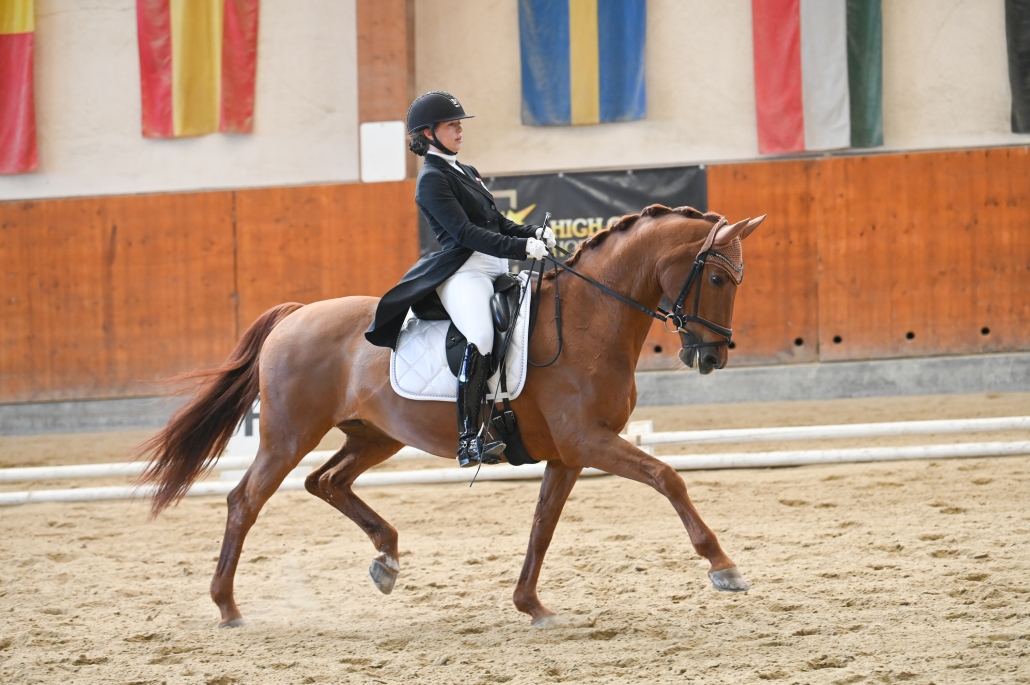 Sieg in der Intermediaire I für Sportland NÖ NOEPS Talente Team-Reiterin Fiona Spranz und Boolya PB. © Istvan Lehoczky