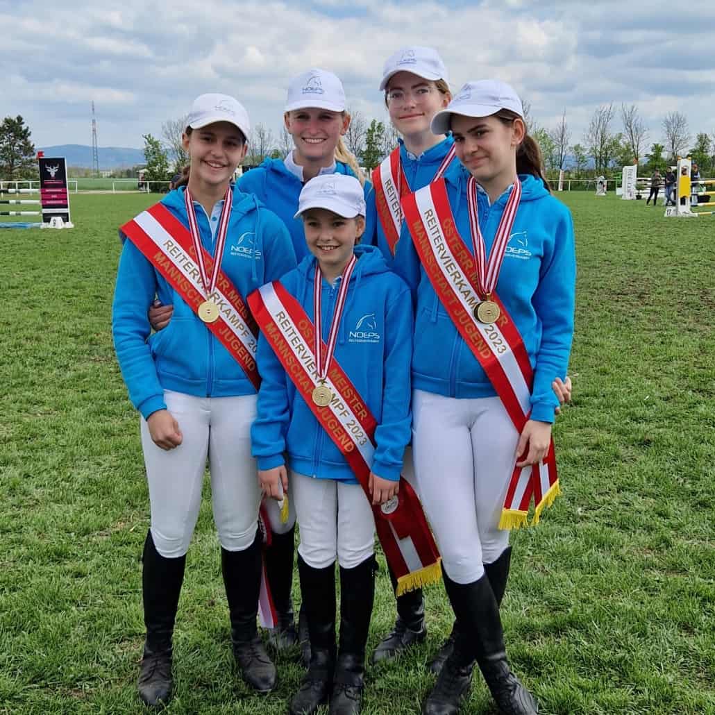 ÖM-Titel für Niederösterreichs Jugendteam. © privat
