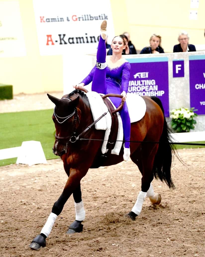 Erstes Young Vaulter Championat für Anna Weidenauer. © privat