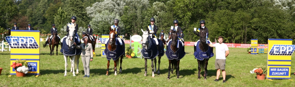 Herzliche Gratulation den Pferdefreunden Niederleis zum Sieg im EPP Vereinscup Vielseitigkeit 2023. © ZVG