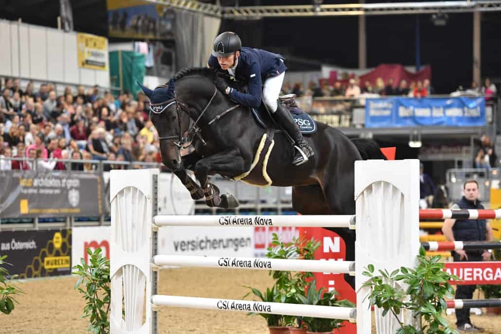 2017 war Max Kühner bereits in der Arena Nova zu Gast. © HORSIC