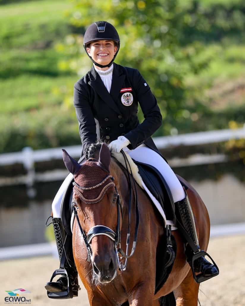 ÖM U25: Gold für Fiona Spranz und Santiago. © EQWO.net/Petra Kerschbaum