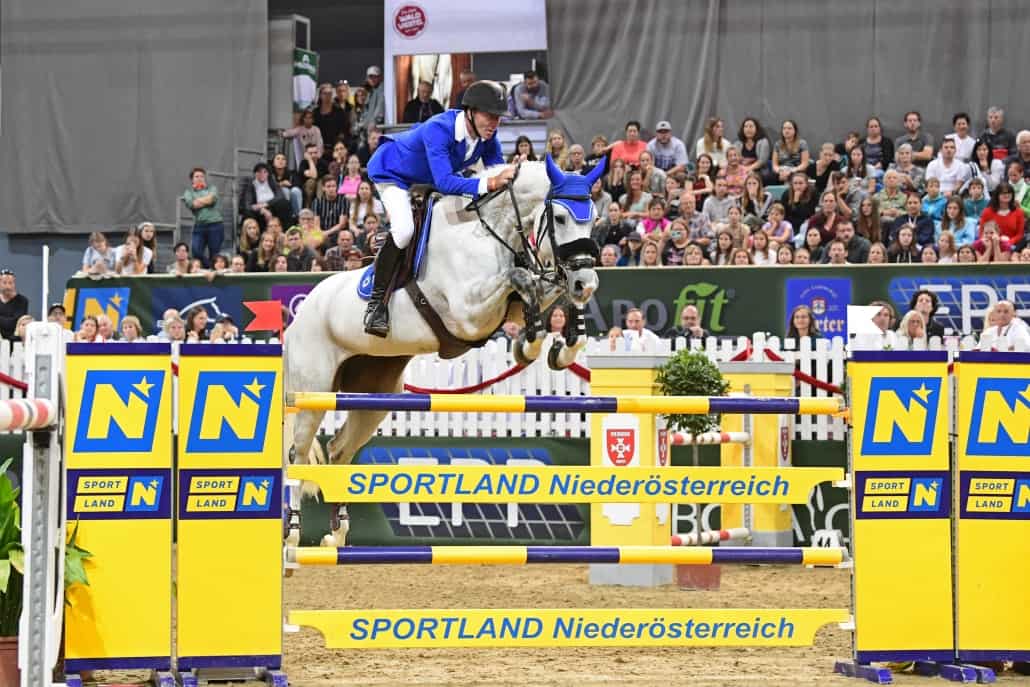 Jur Vrieling (NED) und Griffin van de Heffinck. © HORSIC