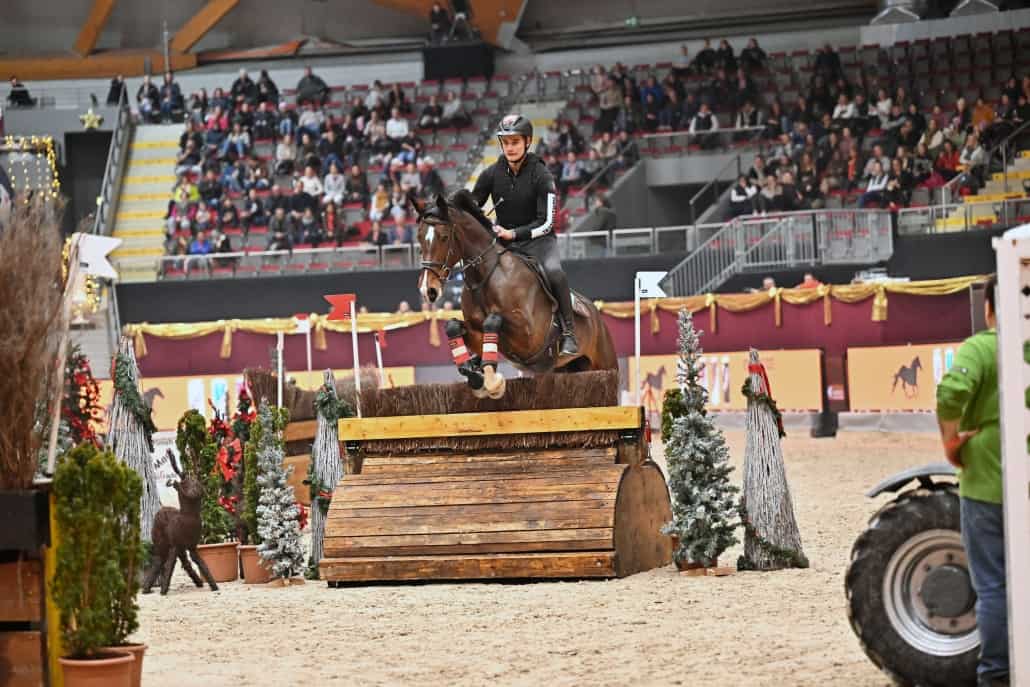Robin Erkinger (NÖ) war bei Österreichs größtem Pferdefest in den Top Ten platziert. © Daniel Kaiser
