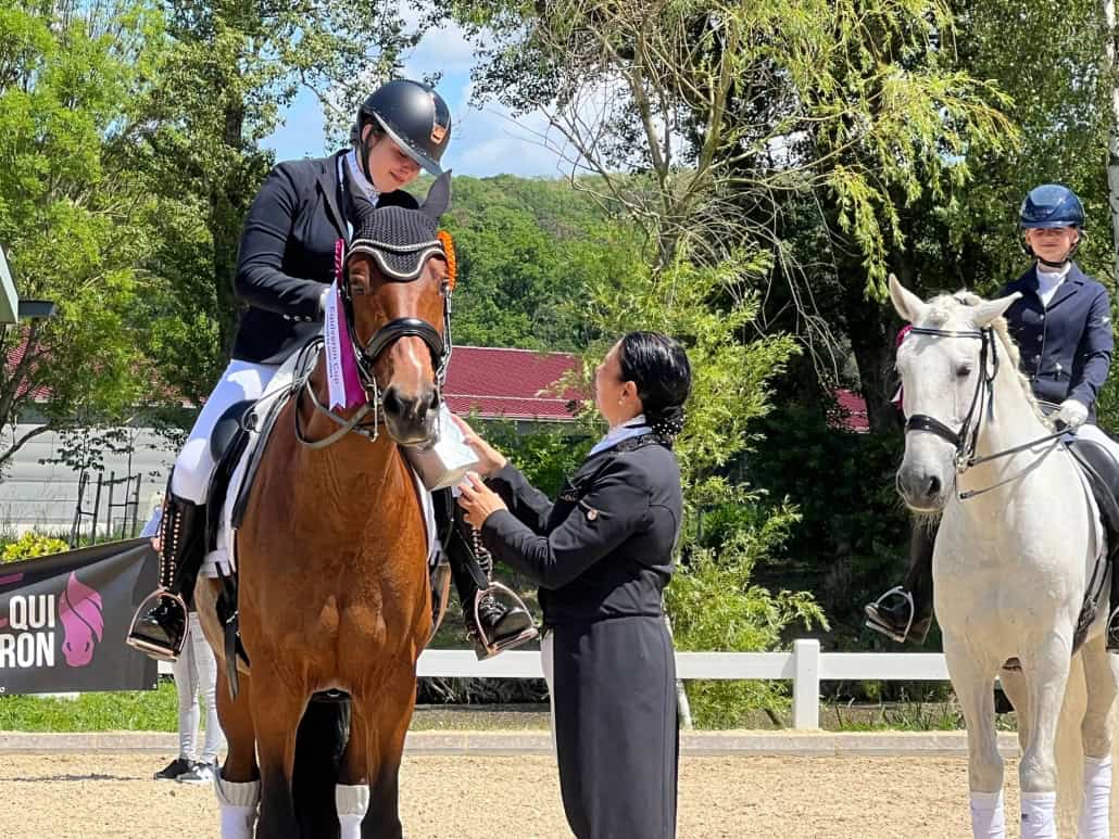 Sophie Benedict sicherte sich im Kreuttal den Sieg im EQUIVERON Advanced Cup powered by sattel-check.at. © privat