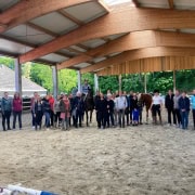 Fortbildung in Moosbierbaum: Sitzschulung in der Trainingspraxis. © privat