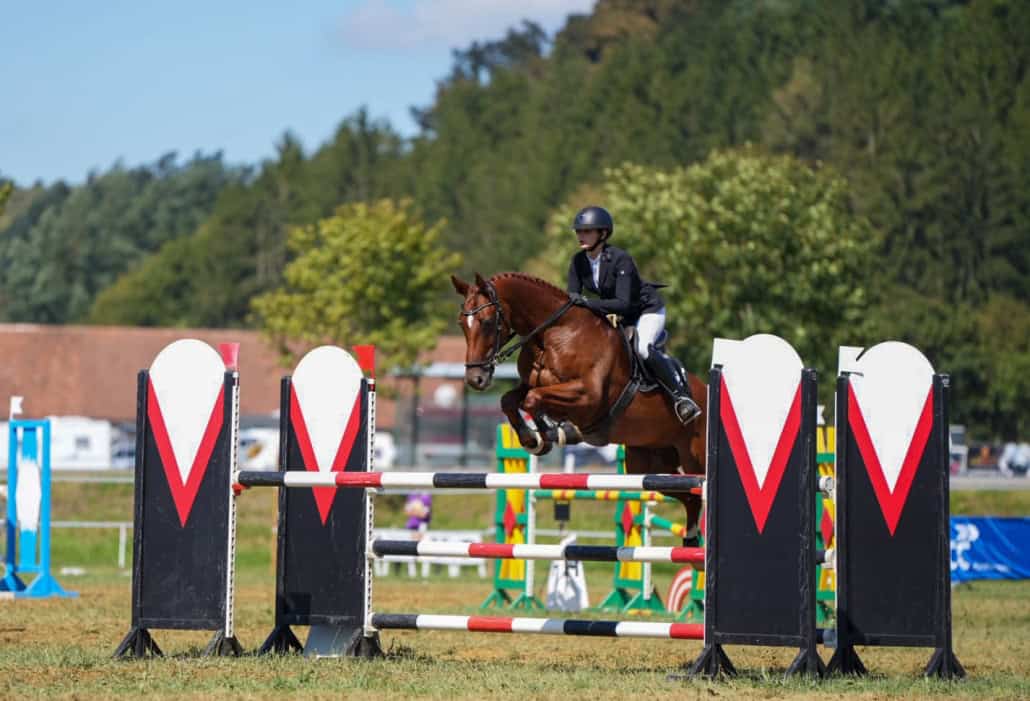 Silber bei den Jungen Reitern für Magdalena Zellhofer und Kahoku. © Julia Fiona Haidvogel