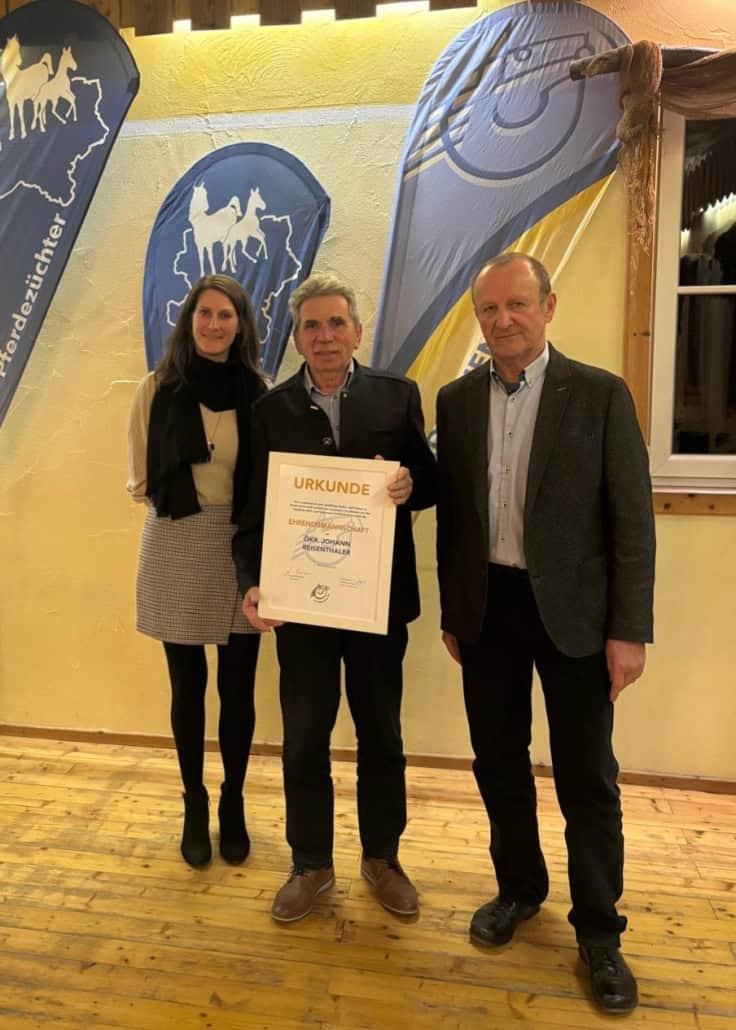 Johann Reisenthaler ist Ehrenpräsident! © Sandra Spendlhofer