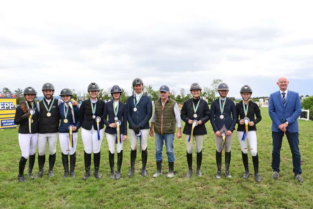 Spannende Entscheidung im NÖ Vereinscup am Sonntag in Bad Fischau: Dimlinghof gewinnt vor Bad Fischau und Lassee. © HORSIC