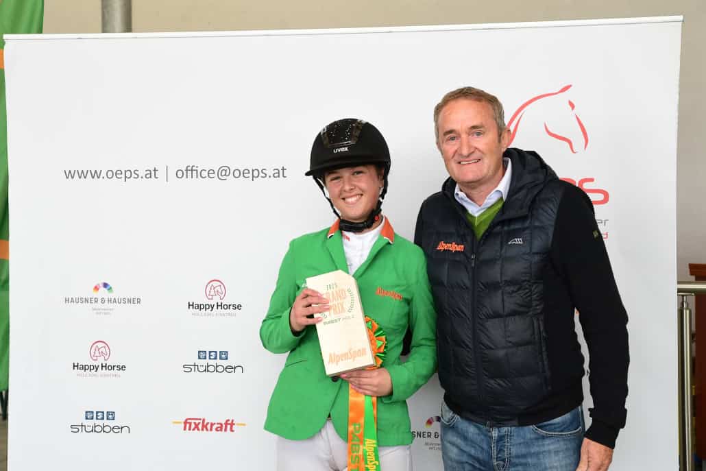 Lena Binder gewinnt die AlpenSpan Tour in Ebreichsdorf. © HORSIC.com