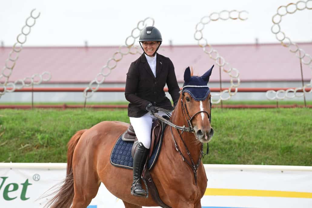 Die strahlende NÖ Landesmeisterin Katharina Schmidt-Gentner. © HORSIC.com