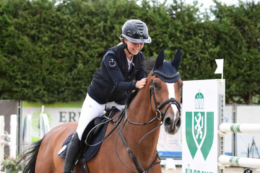 Toller 3. Platz im AlpenSpan Grand Prix für Eloise Kubat. © HORSIC