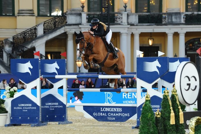 EmilieSpranz_LGCTVienna_U25GrandPrix_cHORSIC (2) Platz 2 im U-25-Grand Prix für Emilie Spranz und Coup de Coeur GP Madame Z. © horsicphotography
