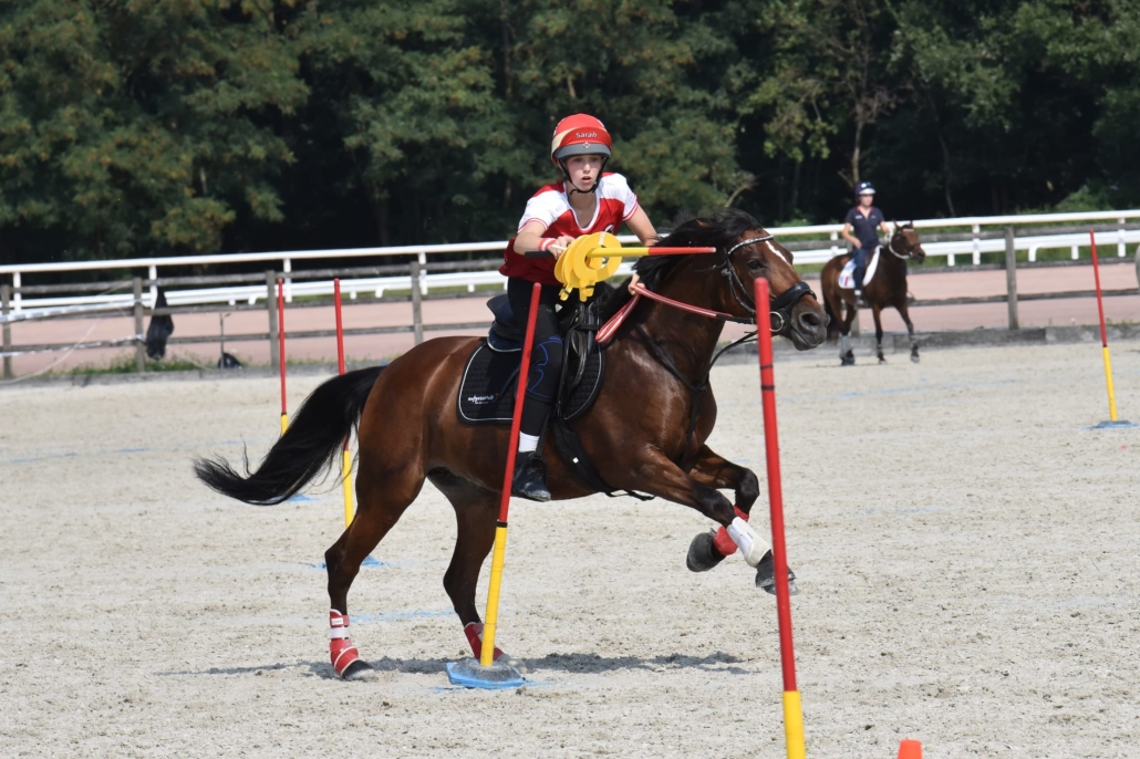 Sarah Jahelka mit Elsa. © privat