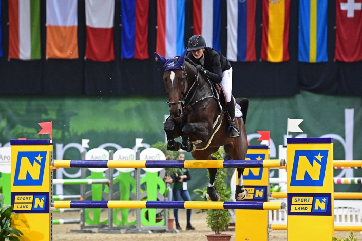 Katharina Rhomberg zählt natürlich zu den Favoriten auf den Sieg im Großen Preis vom Sportland NÖ. © HORSIC