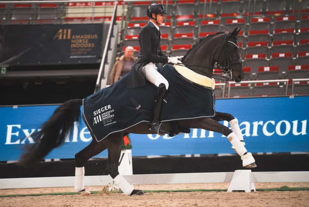 Thomas Walker und St. Felice FRH - Sieger AMADEUS DRESSAGE CUP OPENING. © Pictures by Helene